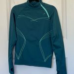 Gymshark Apex Seamless Quarter Zip Teal Large Photo 0