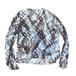 Ted Baker  Top Women's 1 Lyzaa Quartz Printed Neck Tie Blouse Long Sleeve Photo 1