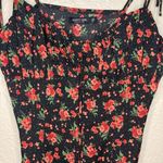 Nasty Gal NWT Bright Floral Ruched Bust Tie Shoulder Mini Dress Size 6 Photo 2