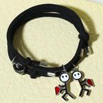 2pcs Couple Cartoon Figure & Heart Charm Bracelet Photo 0