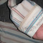 Hollister  y2k preppy large striped classic button up spring casual formal Photo 1