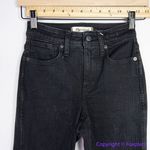 Madewell NEW Petite Curvy Stovepipe Jeans in Black Rinse Wash, 24P Photo 4