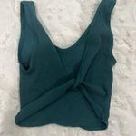 Urban Outfitters teal ribbed  top Photo 0