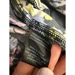 Caroline Constas Reign Black Multi Floral Tiered Ruffle Belted Mini Skirt XL Photo 8