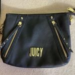 Juicy Couture Juicy By Women Black Zippered Up Crossbody Bag EUC Photo 2