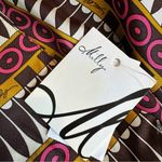 Milly NWT  Silk Skirt with Etched Large Artisan Buttons Size 12 Photo 7