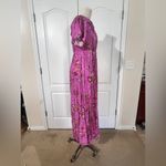 NWT Isabel Maternity Scoop Neck Floral Maxi Dress Missing Belt Photo 2