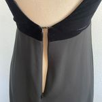 Rhapsody Vintage 90’s Solid Black Velvet Cowl Back Full Length Formal Dress Photo 6