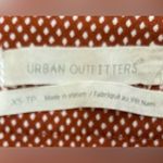 Urban Outfitters Women’s XS Rayon Blend Rust/Cream Polka Dot Ponte Pants Photo 5