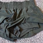 Aerie  High Waist Green Shorts Photo 1