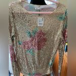 Free People NWT Print Gold Rush Top Photo 4