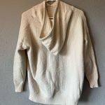 Bohme  Off White Pullover Knit Sweater Hoodie Photo 1