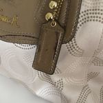 Coach  Ashley Dotted OP
Signature Satchel Purse Light
Khaki/Taupe Photo 4