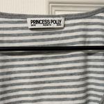Princess Polly  Charcoal Striped Tank Top Photo 1