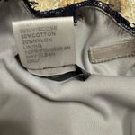 Tadashi Shoji  Gown Sz 6 Navy Lace Floral Overlay Formal Mother Bride/Groom Prom Photo 15