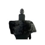 Simply Vera Women's Black Fuzzy Scarf Photo 2