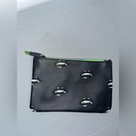 IPSY Pretty Wicked 2021 Lime Green Black Makeup Zipper Bag Limited Ed Vampy Goth Photo 3