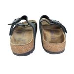 Birkenstock  Arizona Leather Sandals Women's US 7 EU‎ 38 Gray Two Strap Comfort Photo 5
