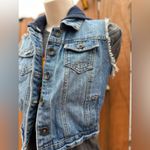 Highway Jeans Denim Vest with Hoodie Size Small Photo 2