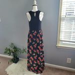 Xhilaration Xhiliration Floral Print Long Sleeveless Maxi Dress L Photo 1