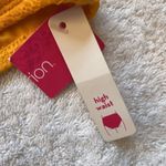 Xhilaration NWT Xhileration high waist bikini bottom.  Size Large. Gold. Photo 3