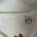 Petal and Pup Paelia White Ribbed Knit Tie Neck Top 8 Photo 8