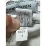 Chico's  Platinum Ultimate Fit Ankle Jeans Metallic Silver Zebra Print Size L/14‎ Photo 6