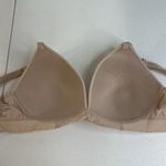 DKNY Small Bra Wireless Microfiber Plunge Smooth Molded Cups Beige Tan DK7664 Photo 8