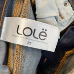 Lole Lolë Jeans Blue Denim Skinny Long Yoga Jeans Sz 25 EUC; Retail $150 Button & Zip Photo 3