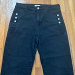 Elan black high rise stretch buttons detailing jeans, size M Y2K biker grunge Photo 7