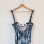 Free People  Lucinda Plaid Womens Midi Dress Indigo Photo 9