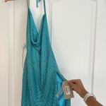 Meshki  Siya Halter Glow Mesh Mini Dress Photo 4