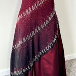 Vintage Vampy Prom Dress Red Size 2 Photo 3