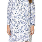 Banana Republic  Womens Dress Sz 4 Floral Off Shoulder Coastal Cowgirl Beach Photo 0