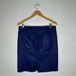 AG Adriano Goldschmied The Erin Blue Denim Coated Pencil Skirt Size 30 Photo 2