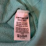 Carhartt Girl’s Teal Hooded Sweatshirt with Front Pocket Size Small (8) Photo 9