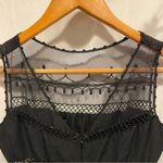 Cache Beautiful Y2K mesh beaded cut out mini dress Photo 5