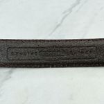 Fossil Vintage  Womens Brown Genuine Leather Belt Silver Buckle ✨ Photo 6