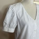Hinge • metallic striped short sleeve top Photo 92