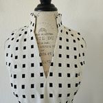 Akris Punto  White Black Square Dot Print Dress and Jacket set size 8 Photo 7