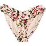 Hanky Panky  Ruffle Trim V-Cut Bikini Bottom Botanical Treasures Floral‎ Blush L Photo 0