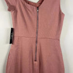 Lulus Open Your Heart Mauve Pink One-Shoulder Bodycon Midi Dress size XS Party Photo 5