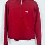 The North Face  Flight‎ Series Brick Red Half Zip Soft Shell Long Sleeve Pullover Photo 0