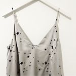 Cami NYC  Gray Star Silk Tank Top Blouse Size Large L Photo 2