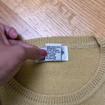 Alfred Dunner  Women's Mock Layer Gold Metallic Pullover Long Sleeve Sweater L Photo 5