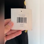 Ellen Tracy  Black Pleated Dress Shorts Gold Buttons Womens M NEW Photo 3