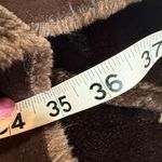 Brown Teddy Faux Fur Hood Trim Jacket Size XL Photo 4