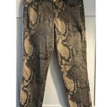 Guess Samara Sexy Curve Stretch Skinny Jeans Snakeskin Print Women’s Size 28 Photo 0