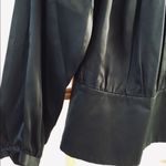 Ling sleeve silk blouse Black Size 8 Photo 1