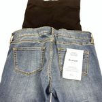 Blanqi Denim Belly Support Maternity Stretch Skinny Jeans Medium Wash NEW Size 2 Blue Photo 12